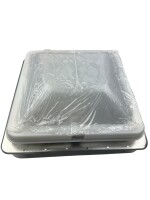 US Wohnmobil Trailer Dachluke 35.56x35.56cm weiss