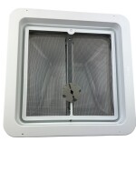 US Wohnmobil Trailer Dachluke 35.56x35.56cm weiss