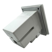 Einbaustecker CEE 230V mit grauer Schiebeabdeckung Wohnmobil Aussenstrom Mennekes