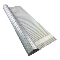 Möbeljalousie Möbelrollade Wohnmobil Wohnwagen 120x120cm silber grau