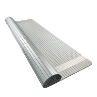 Möbeljalousie Möbelrollade Wohnmobil Wohnwagen 120x120cm silber grau