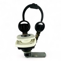 Klappenschloss Serviceklappe Gaskasten Heckgarage Wohnmobil Wohnwagen 47x47mm weiß