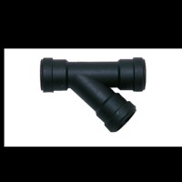 T-Stück, schwarz, Abwasserrohr 28mm für 25mm...