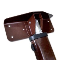 Wohnmobil Wohnwagen Tischbein oval klappbar braun H715 mm