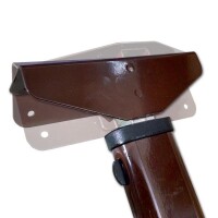 Wohnmobil Wohnwagen Tischbein oval klappbar braun H715 mm