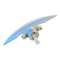 Möbelgriff Verschlusskit für Wandelemente silber Wohnmobil Wohnwagen