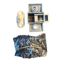 Möbelgriff Verschlusskit für Wandelemente silber Wohnmobil Wohnwagen