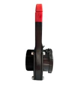 Abwasser Schieber Ventil 3" Zoll Anschlussfertig Zadi Europa Model