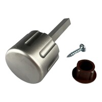 Drehgriff Türgriff Türklinke Möbelknopf für Schlösser silber Wohnmobil Wohnwagen