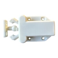 Griffloser Druckverschluss Touch Verriegelung für Wohnmobil Wohnwagen Möbel weiß