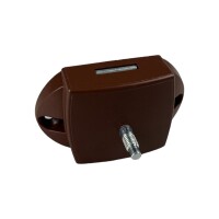 Push-Lock-Schloss beidseitig braun Wohnmobil Wohnwagen Caravan