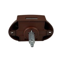 Push-Lock-Schloss beidseitig braun Wohnmobil Wohnwagen Caravan