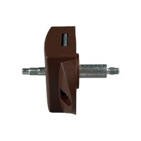 Push-Lock-Schloss beidseitig braun Wohnmobil Wohnwagen Caravan