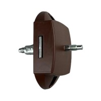 Push-Lock-Schloss beidseitig braun Wohnmobil Wohnwagen Caravan
