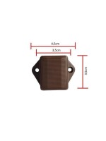 Mini Push-Lock Schloss Farbe Braun