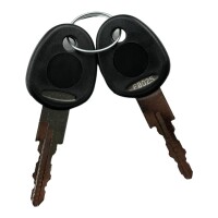 Türschloss aussen Wohnwagen Wohnmobil Caravan FF-System FAP mit Zylinder 2 Schlüssel weiß