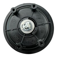 Schwarzes rundes Zadi Außenschloss rechtsdrehend für Wohnmobil Wohnwagen