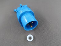 Aussenstrom Landstrom Wohnwagen Wohnmobil CEE 16A/240V IP44  inkl. blauen Stromstecker