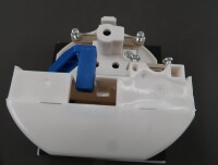 Wohnmobil Einbausteckdose 230 V CEE beige schwenkbarer Abdeckung