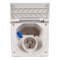 AUSSENSTROMANSCHLUSS WEISS 230V CEE WOHNMOBIL WOHNWAGEN