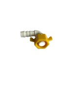 Trinkwassser Winkel-Aufschraubtülle 1/2 x 12mm gelb