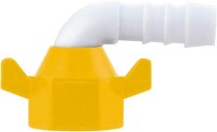 Trinkwassser Winkel-Aufschraubtülle 1/2 x 12mm gelb