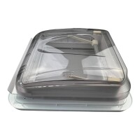 Aerodynamische Extra Vent Wohnmobil Dachluke 40x40cm mit klarer Haube