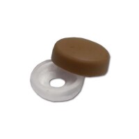 Schraubverschluss Abdeckungen Ø13 braun Möbelbau 5 Stück Wohnmobil Wohnwagen Caravan