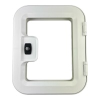 Einbaurahmen Aussenklappe Serviceklappe Kassetten WC 365x296mm Wohnmobil Wohnwagen