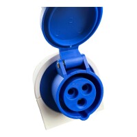 CEE Aussensteckdose Aufbau 230V Camping Steckdose Wohnmobil Wohnwagen Caravan