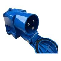 CEE Einspeisungsstecker Aufbau 230V 16A Klappdeckel Wohnmobil Wohnwagen Caravan