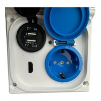 Multifunktions Außensteckdose E.S.B. HDMI/USB ND Weiss Wohnmobil Wohnwagen Caravan