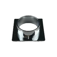 Verchromte quadratische Rosette Push-Lock Türschloss Wohnmobil Wohnwagen Caravan