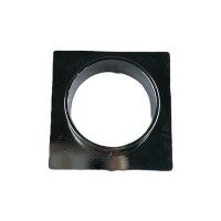 Verchromte quadratische Rosette Push-Lock Türschloss Wohnmobil Wohnwagen Caravan
