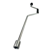Handkurbel 65cm lang mit 6-Kant 19mm für Stützen Wohnwagen Hänger Wohnmobil