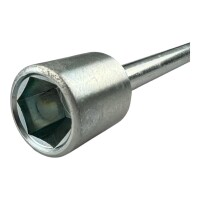 Handkurbel 65cm lang mit 6-Kant 19mm für Stützen Wohnwagen Hänger Wohnmobil