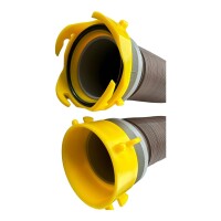 Abwasserschlauch-Set Revolution mit 360-Grad-Dreharmaturen und 4-in-1-Winkeladapter