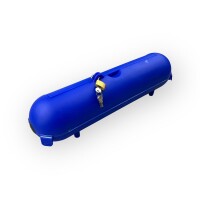 Sicherheitsbox für CEE Schuko Stecker Kabelbox Camping Wohnmobil blau