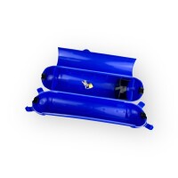 Sicherheitsbox für CEE Schuko Stecker Kabelbox Camping Wohnmobil blau