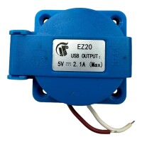 ProPlus 5V 2 x USB Steckdose für Wohnmobil Wohnwagen Blau - IP44 Wasserdichtl