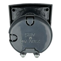 C-Line Schalter mit Rahmen für elektrische einklappbare Trittstufe 10-30 V DC speziell für Wohnwagen Wohnmobil Caravan