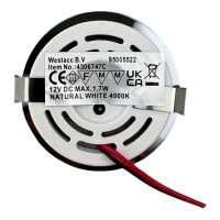 CIVITA 12V schwenkbarer Einbauspot mit Touchschalter – flexibel ausrichtbar, ideal für Wohnmobile & Caravans