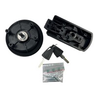 STS Europa 9301 Wohnwagenschloss STS & ZADI inkl. Dichtung komplett schwarz