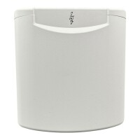 Einspeisestecker 230V CEE17 ABL mit Magnetdeckel weiss Wohnmobil Wohnwagen