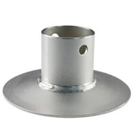 Fußplatte Deichselstütze 14 cm