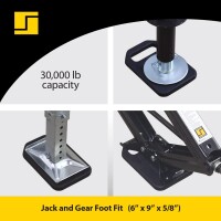 Stromberg Carlson®EPDM Gummipad-Set – Stabile Unterlage für Hubstütze Wagenheber 4 Stück