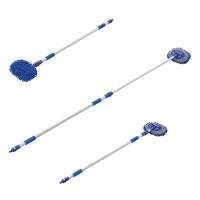 Teleskopwaschbürste Chenille Microfaser 2,5 m blau Wohnmobil