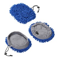 Chenille Microfaser Bürstenüberzug für Teleskopwaschbürste 150650V01/150652V01 blau