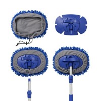 Chenille Microfaser Bürstenüberzug für Teleskopwaschbürste 150650V01/150652V01 blau