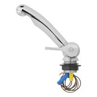 Kalt-Wasserhahn Keramik Style 12V Ø33 mm chrom Wohnmobil Wohnwagen